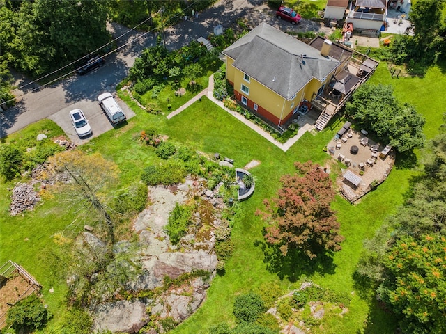 123 Pleasant Rd, Lake Peekskill, NY 10537 - drone / aerial view