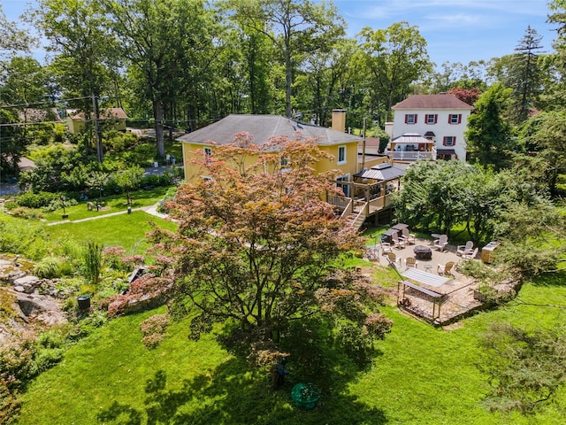 123 Pleasant Rd, Lake Peekskill, NY 10537 - view of subject property featuring a tree filled landscape