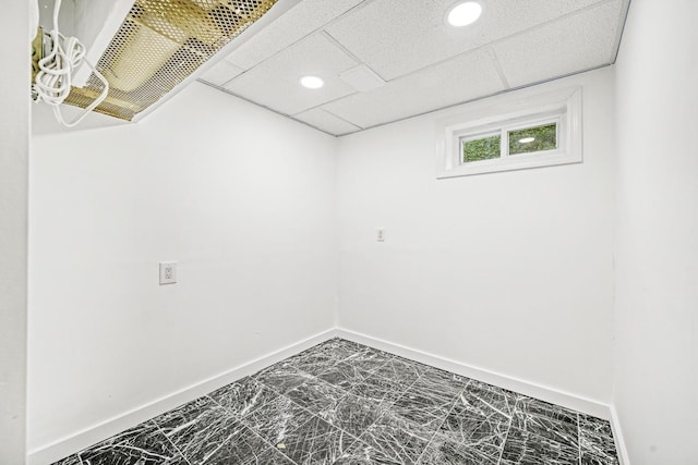 37 Keystone Pl, Hewlett, NY 11557 - basement featuring baseboards