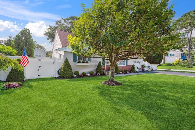 531 Myrtle Ave, West Islip, NY 11795 - obstructed view of property featuring a gate and roof with shingles
