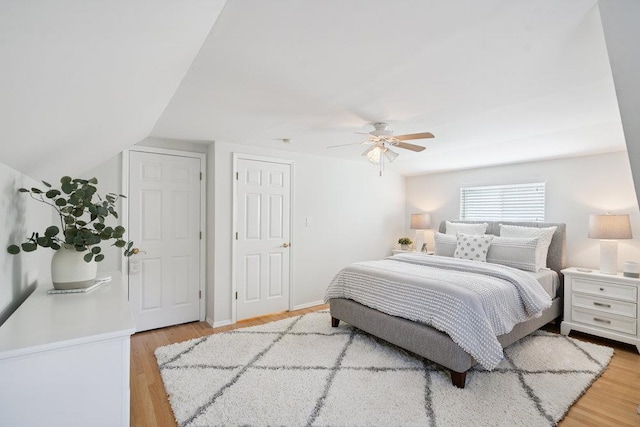 531 Myrtle Ave, West Islip, NY 11795 - bedroom featuring light wood-type flooring and a ceiling fan
