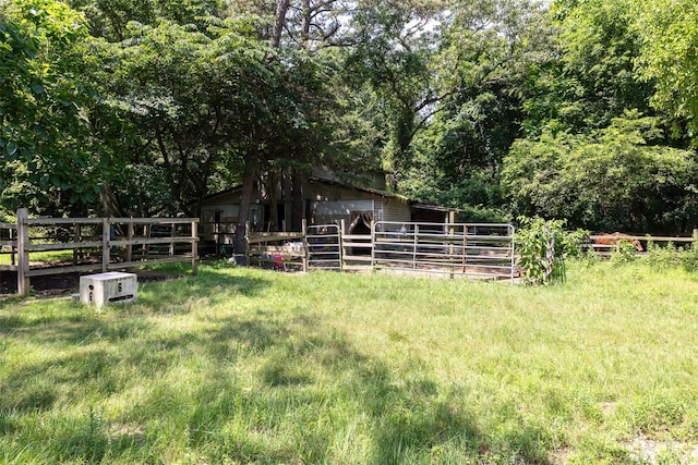 33 N Coleman Rd, Centereach, NY 11720 - view of yard featuring an exterior structure and an outdoor structure