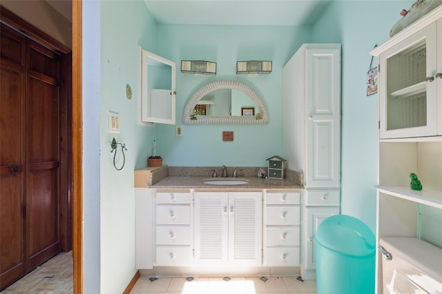 33 N Coleman Rd, Centereach, NY 11720 - bathroom featuring vanity and baseboards