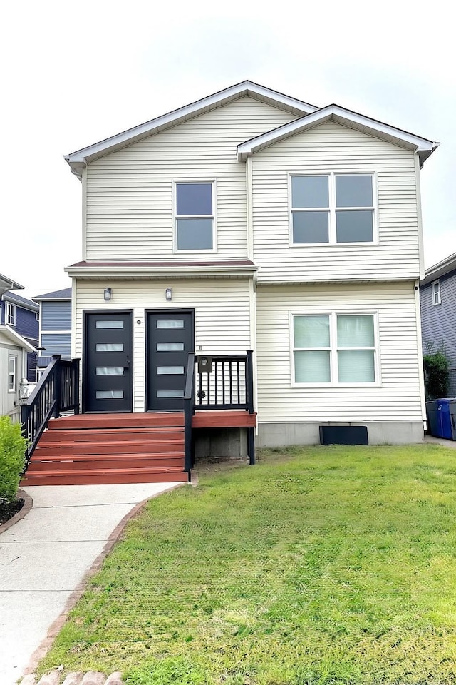 37 E Fulton St, Lido Beach, NY 11561 - view of front facade with a front yard