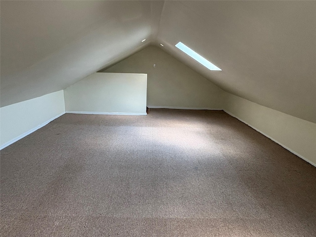255-31 75th Ave Fl 2Nd, Glen Oaks, NY 11004 - bonus room featuring vaulted ceiling, a skylight, and carpet floors