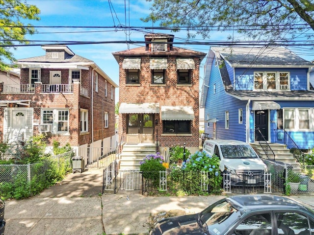 4026 Wickham Ave, Bronx, NY 10466 - view of front of home featuring entry steps, a gate, and a fenced front yard