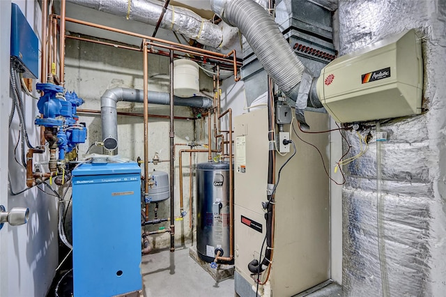 17 Singworth St, Oyster Bay, NY 11771 - utilities featuring water heater and a heating unit