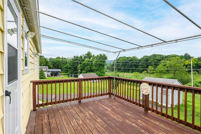 33 Grandview Ave, Pawling, NY 12564 - wooden deck featuring a yard