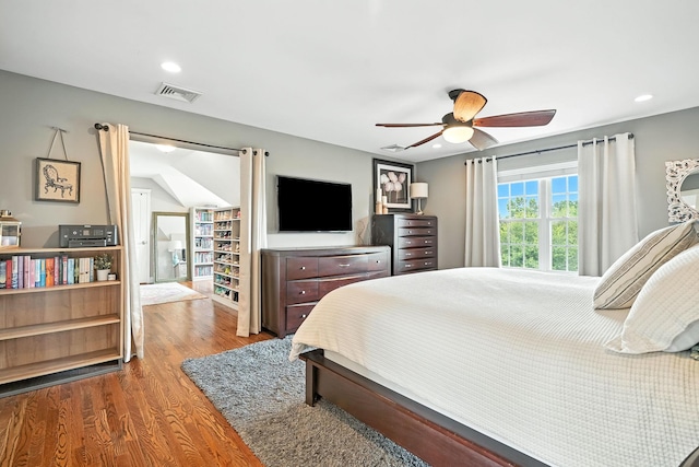 4 Brianna Ln, Yorktown Heights, NY 10598 - bedroom featuring wood finished floors, recessed lighting, and a ceiling fan