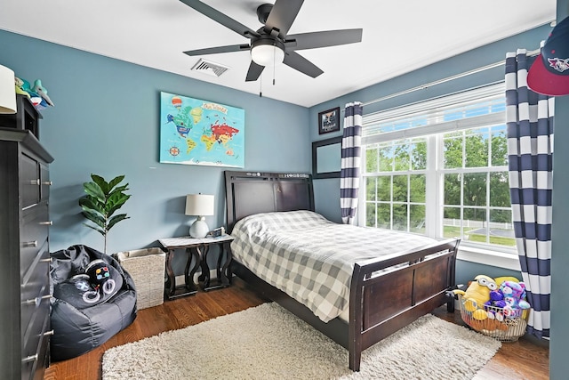 4 Brianna Ln, Yorktown Heights, NY 10598 - bedroom featuring wood finished floors and ceiling fan