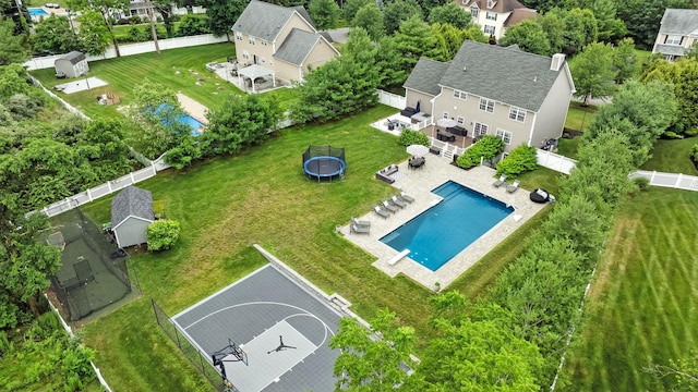 4 Brianna Ln, Yorktown Heights, NY 10598 - aerial view of a pool