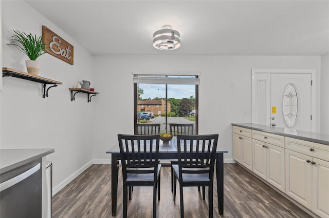 24 Wild Birch Farms, Cortlandt Manor, NY 10567 - dining area featuring dark wood finished floors and baseboards