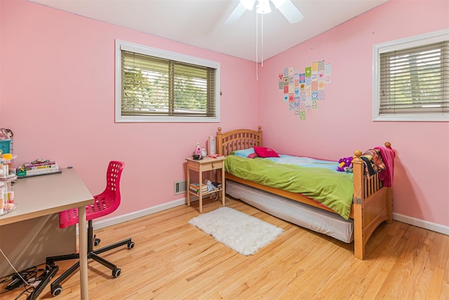 21 Brockton Rd, Spring Valley, NY 10977 - bedroom featuring wood finished floors and a ceiling fan