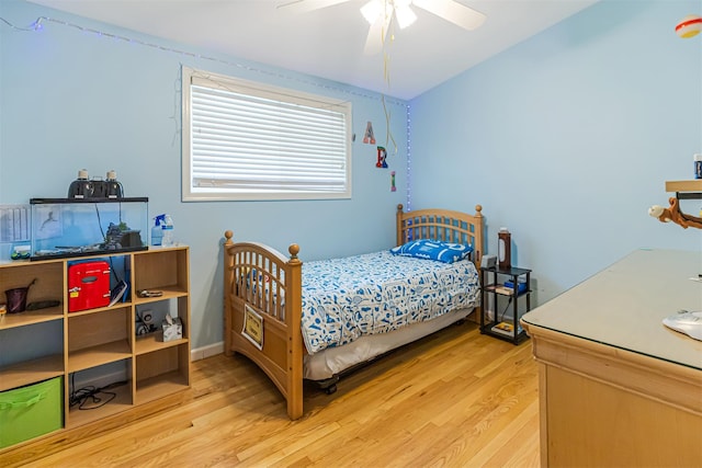 21 Brockton Rd, Spring Valley, NY 10977 - bedroom featuring light wood-style flooring and a ceiling fan