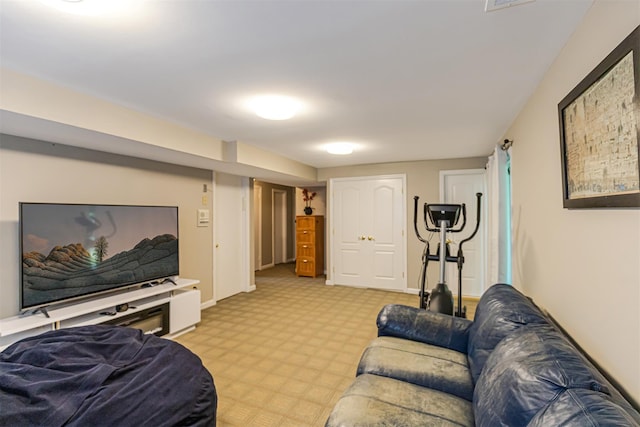 21 Brockton Rd, Spring Valley, NY 10977 - living room with light colored carpet and baseboards