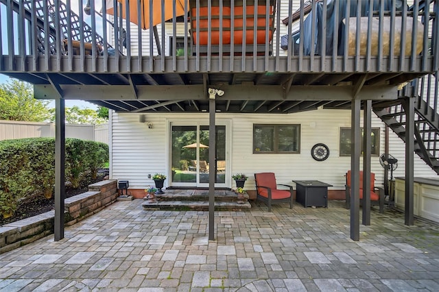 70 Walter Dr, Stony Point, NY 10980 - view of patio / terrace with stairway
