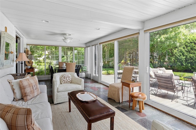 315 Old Salt Rd, Mattituck, NY 11952 - sunroom featuring an outdoor living space and healthy amount of natural light
