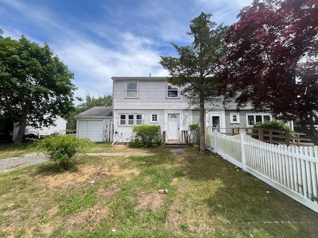 625 Edwards St Unit A, Westhampton Beach, NY 11978 - view of front of home with a garage