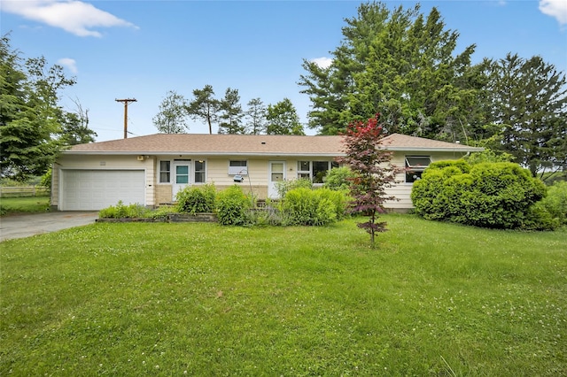 7641 N Broadway, Red Hook, NY 12571 - single story home featuring an attached garage, a front yard, and concrete driveway