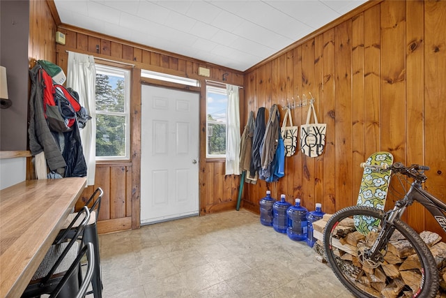 7641 N Broadway, Red Hook, NY 12571 - foyer entrance with wood walls