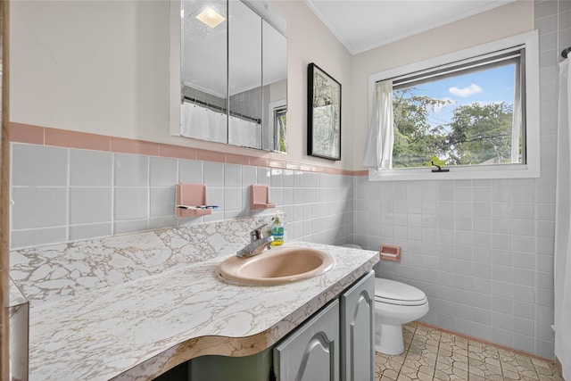 7641 N Broadway, Red Hook, NY 12571 - full bath featuring vanity, curtained shower, and tile walls