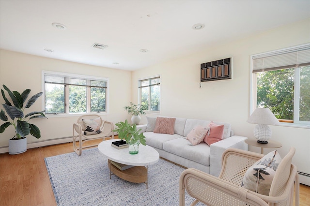 21 Silver St, West Babylon, NY 11704 - living area with plenty of natural light, light wood-style flooring, and recessed lighting