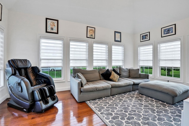28 Viola Ct, Wappingers Falls, NY 12590 - living room with plenty of natural light and wood-type flooring
