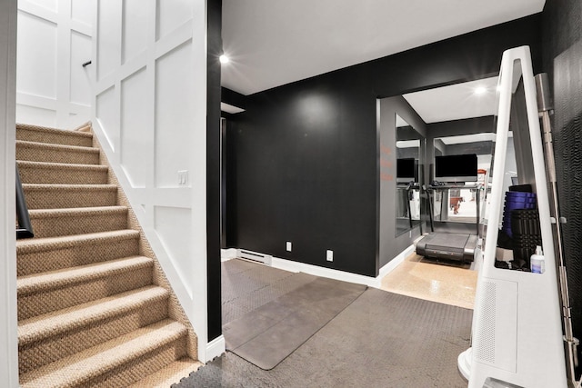 28 Viola Ct, Wappingers Falls, NY 12590 - staircase with baseboards