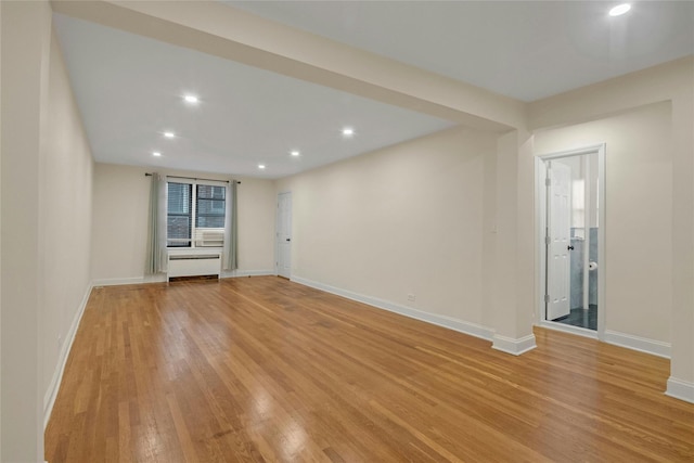 445 W 240th St Unit 4C, Bronx, NY 10463 - unfurnished room with light wood-type flooring and recessed lighting