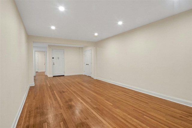 445 W 240th St Unit 4C, Bronx, NY 10463 - empty room featuring light wood-style floors and recessed lighting
