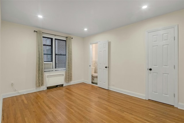 445 W 240th St Unit 4C, Bronx, NY 10463 - empty room featuring light wood-type flooring and recessed lighting