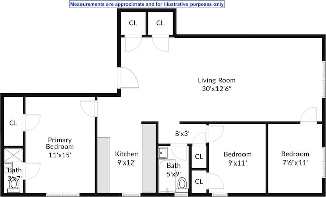 445 W 240th St Unit 4C, Bronx, NY 10463 - view of home floor plan
