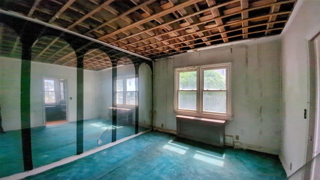 507 S 6th Ave, Mount Vernon, NY 10550 - miscellaneous room featuring healthy amount of natural light and radiator heating unit