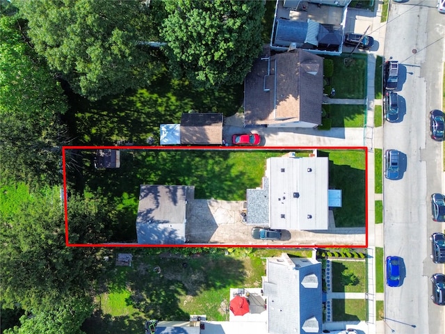 550 Armond St, Uniondale, NY 11553 - aerial view of property's location featuring property parcel outlined