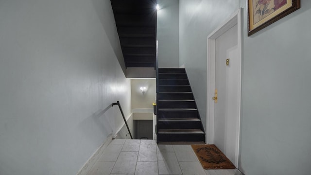 1050 Morris Ave, Bronx, NY 10456 - staircase with tile patterned flooring