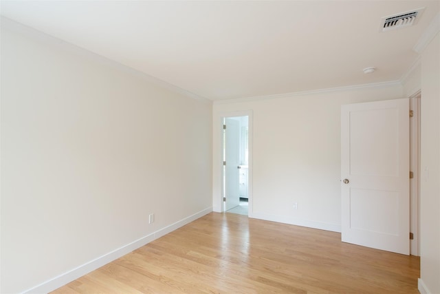 20 Oak Grove Rd, Southampton, NY 11968 - empty room featuring crown molding and light wood finished floors
