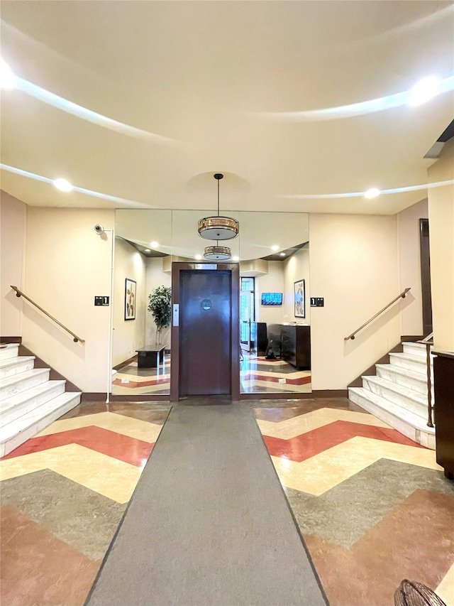 84-31 Van Wyck Expy Unit 5F, Briarwood, NY 11435 - common area featuring stairway