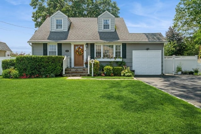 369 S 16th St, Lindenhurst, NY 11757 - cape cod home with a garage, driveway, and roof with shingles