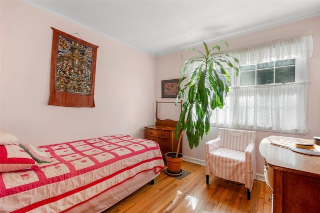 16 Ria Dr, White Plains, NY 10605 - bedroom featuring hardwood / wood-style floors and crown molding
