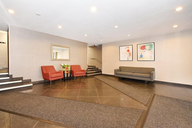 6 Birchwood Ct Unit 4G, Mineola, NY 11501 - lobby featuring recessed lighting and stairway