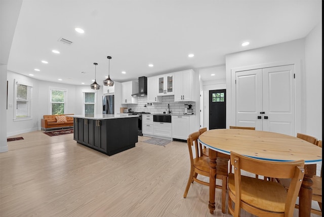 39 Frost Ln, Cornwall, NY 12518 - dining room featuring light wood finished floors and recessed lighting