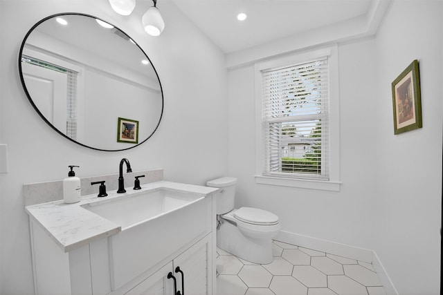 39 Frost Ln, Cornwall, NY 12518 - bathroom with vanity, recessed lighting, and tile patterned flooring