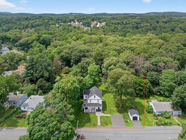 39 Frost Ln, Cornwall, NY 12518 - view of property location with a heavily wooded area and property boundaries highlighted