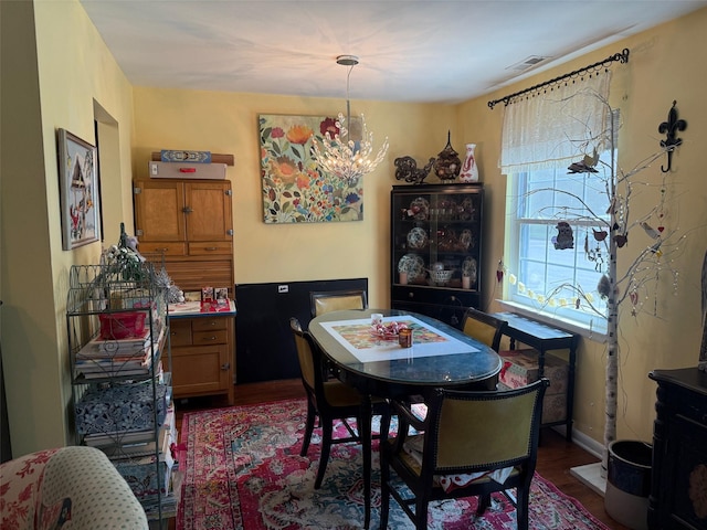 600 Commons Way Unit A, Fishkill, NY 12524 - dining space featuring a chandelier and wood finished floors