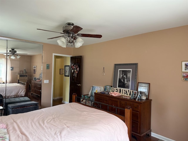 600 Commons Way Unit A, Fishkill, NY 12524 - bedroom featuring ceiling fan and baseboards