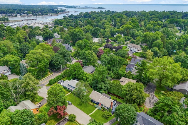920 Protano Ln, Mamaroneck, NY 10543 - aerial view of property and surrounding area with a large body of water and nearby suburban area