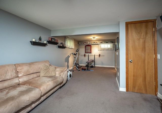 84 Macarthur Ln, Tarrytown, NY 10591 - living area with carpet floors and baseboards