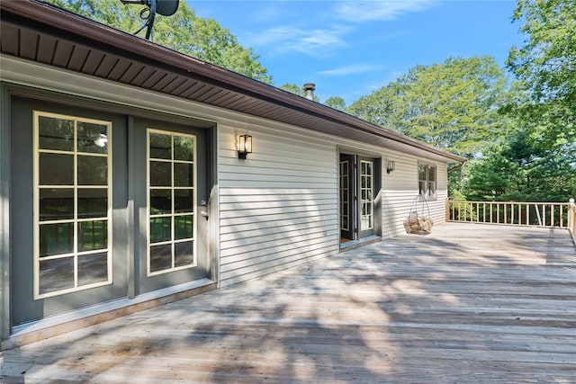 920 Mount Vernon Rd, Wurtsboro, NY 12790 - deck featuring french doors