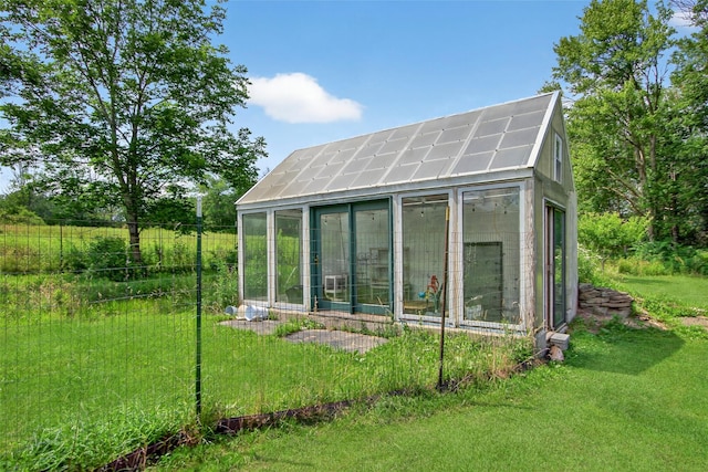54 Graby Rd, Callicoon, NY 12723 - view of greenhouse featuring a yard