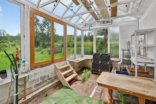 54 Graby Rd, Callicoon, NY 12723 - sunroom featuring entry steps, plenty of natural light, and lofted ceiling